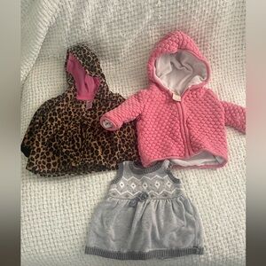 Baby girl 3-6 month winter lot